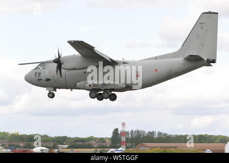 Armée de l'air italienne Alenia C-27 J Spartan au Royal International Air Tattoo à Fairford RIAT 2019 RAF, Gloucestershire, Royaume-Uni Banque D'Images
