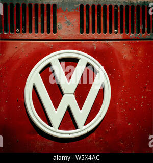 Retro Logo de Volkswagen Banque D'Images