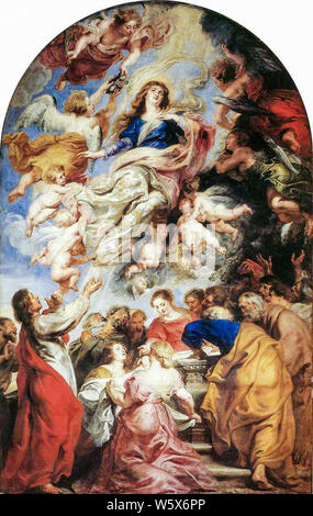 Peter Paul Rubens, l'Assomption de la Vierge Marie, peinture, 1626 Banque D'Images