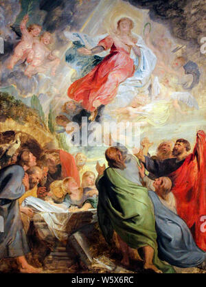 Peter Paul Rubens, l'Assomption de la Vierge Marie, peinture, 1616 Banque D'Images