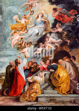 Peter Paul Rubens, l'Assomption de la Vierge Marie, peinture, 1620-1630 Banque D'Images