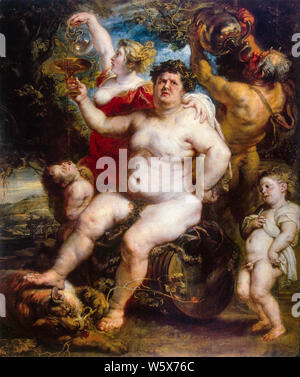 Peter Paul Rubens, Bacchus, peinture, 1638-1640 Banque D'Images