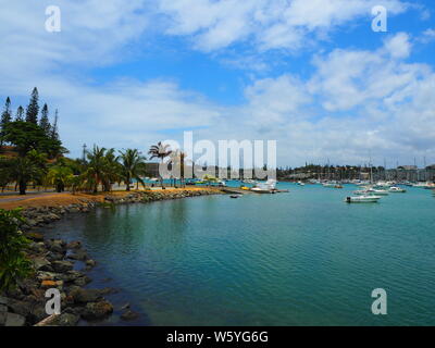 Port de Nouméa dans les mers du Sud Banque D'Images