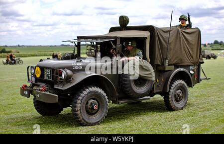 Dodge M37 outil 'M56' roulant à Shuttleworth parade véhicule le 7 juillet 2019 Banque D'Images