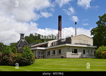 Dewar's Aberfeldy distillerie de whisky. Aberfeldy, Perth et Kinross, Ecosse, Royaume-Uni, Europe. Banque D'Images