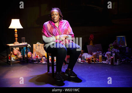 Edimbourg, Ecosse. UK. 30 juillet 2019. Appuyez sur appeler jusqu'à l'inondation par le MEST Orlandersmith Festival 2019 à traverse comme une partie d'Edinburgh Fringe Festival. Dael Orlandersmith. Photo : Andrew Eaton/Alamy Live News. Banque D'Images