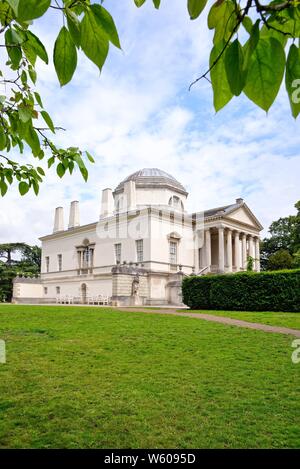 Extérieur de la villa palladienne de Chiswick House west London England UK Banque D'Images