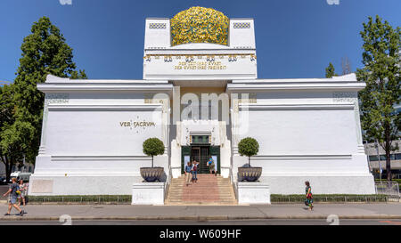 Le bâtiment de la Sécession à Vienne, Autriche sur une journée ensoleillée Banque D'Images