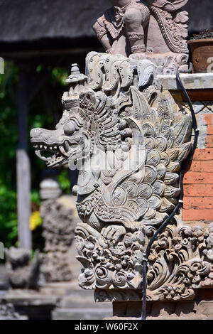 Pura Taman Ayun est un composé de temple balinais et le jardin d'eau situé dans la région de Mengwi, Bali, Indonésie, Asie Banque D'Images