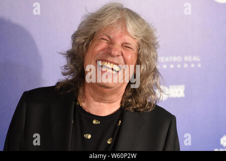 Madrid, Espagne. 30 juillet, 2019. Chanteur de Flamenco José Mercé pose aux médias pendant un photocall avant de son concert à Madrid. Credit : Jorge Sanz/Pacific Press/Alamy Live News Banque D'Images