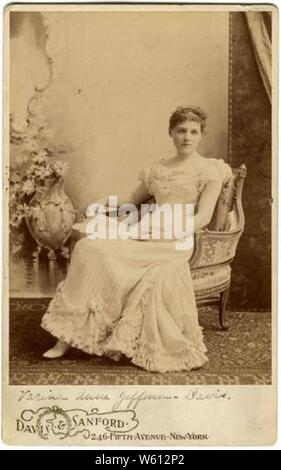 Davis Varina Anne Photographie. Banque D'Images