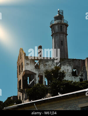 Ruines de la tour à San Francisco Banque D'Images