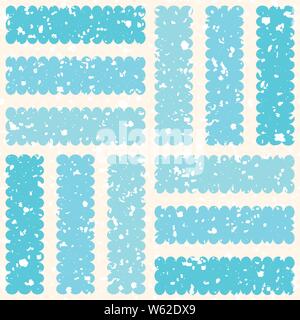 Conception géométrique dépoli avec des particules de glace blanche à rayures et carreaux. Vecteur d'hiver sans motif sur fond crème. Super pour l'hiver, de bien-être Illustration de Vecteur