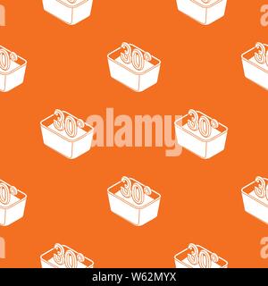 Lavage à la main 30 °C orange vecteur modèle Illustration de Vecteur