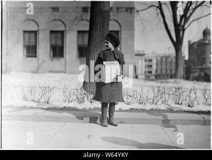 Dora Nevins, 12 ans. Vend 1 année. Hartford, Conn. Banque D'Images