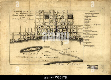 Guerre d'Indépendance américaine, 1750-1786 671 Cartes New reconstruire et réparer Banque D'Images