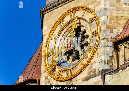 Uhr, Kaiser-Wilhelm-Gedaechtniskirche, Breitscheidplatz, Charlottenburg, Berlin, Deutschland Banque D'Images