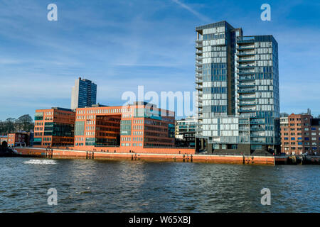 Tour Kristall, Grosse Elbstrasse, Altona, Hambourg Banque D'Images