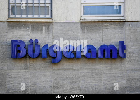 Buergeramt, Rathaus Wilmersdorf, Hohenzollerndamm 177, Wilmersdorf, Berlin, Deutschland Banque D'Images