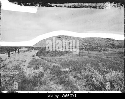 Rock l'indépendance. Sur le Sweetwater River. Natrona County, Wyoming. Banque D'Images