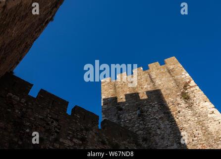 La forteresse de Smederevo, l'une des plus grandes fortifications en Serbie Banque D'Images