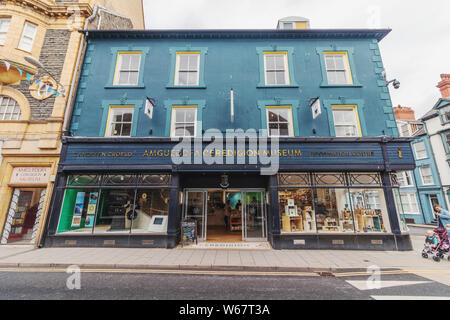 Aberystwyth, Pays de Galles / UK - 20 juillet 2019 - Centre d'information sur Musée de Ceredigion, dans la station balnéaire d'Aberystwyth Banque D'Images