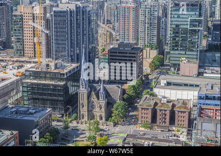 Cathédrale Holy Rosary, Vancouver, British Columbia, Canada Banque D'Images