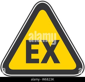 Symbole de danger Avertissement triangulaire Illustration de Vecteur