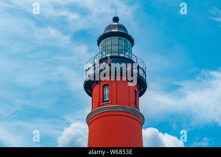 Ponce de Leon Inlet, en Floride. Le 19 juillet 2019 aux personnes bénéficiant d'une vue de Ponce de Leon Inlet Lighthouse Banque D'Images