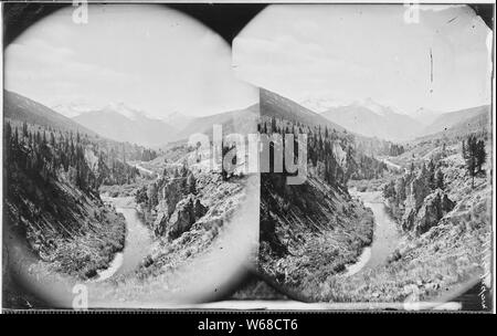 Sultan montagnes, de Arastra Gulch. Silverton quadrangle. Le Comté de San Juan, au Colorado. Banque D'Images