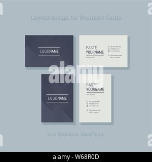 Les cartes d'affaires. Résumé fond. Des modèles. Vecteur. Illustration de Vecteur