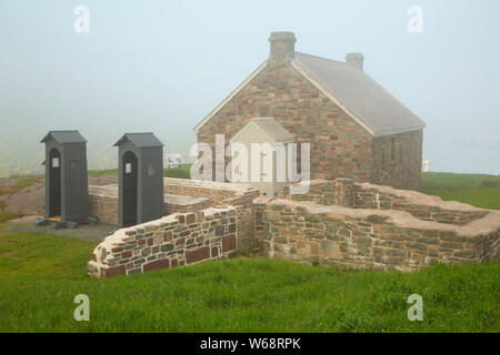 Imprimeur de la batterie, le lieu historique national de Signal Hill, St John's, Terre-Neuve et Labrador, Canada Banque D'Images