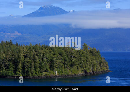 Malcolm Island, le passage de l'intérieur, l'île de Vancouver, Colombie-Britannique, Canada Banque D'Images