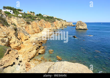 Praia Do Arrifao beach près de Albufeira Banque D'Images