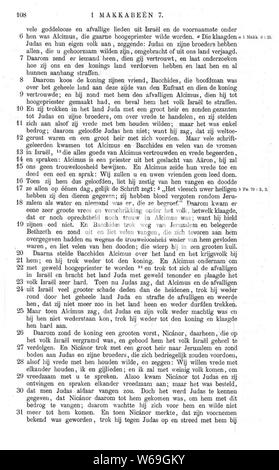 De apocriefe boeken p 108. Banque D'Images