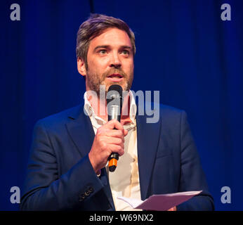 Edinburgh, Ecosse, Royaume-Uni, le 31 juillet 2019. Edinburgh Festival Fringe : Underbelly's Fringe Lancement 2019. Photo : Ed Bartlam, directeur d'Achille Banque D'Images