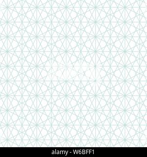 Vector pattern. transparente Répétition infinie texture géométrique moderne composé d'intersections de lignes fines qui forme hexagonale irrégulière s linéaire Illustration de Vecteur