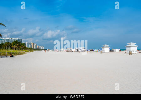 Miami, FL, USA - 9 décembre 2018 : Le Miami South Beach Banque D'Images