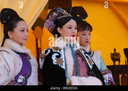 Document de cours toujours d'impératrices dans la fiction TV "Le Palace", également connu sous le nom de 'La Légende de Zhen Huan' Banque D'Images