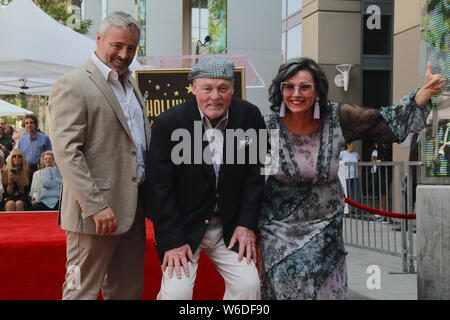 30 juillet 2019, Hollywood, Californie, USA : J16057CHW.Hollywood Chamber of Commerce rend hommage à Stacy Keach avec étoile sur le Hollywood Walk of Fame.1628 Vine Street, près de la célèbre coin de Hollywood & Vine, Hollywood, Californie, USA .07/31/2019 .MATT LEBLANC, STACY KEACH ET MALGOSIA TOMASSI KEACH.Â©Clinton H.Wallace/Photomundo/ Photos International Inc (crédit Image : © Clinton Wallace/Globe Photos via Zuma sur le fil) Banque D'Images