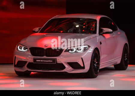 Un tout nouveau BMW M2 La concurrence est en exposition sur le stand de BMW lors de la 15ème Exposition Internationale Automobile de Beijing, également connu sous le nom de Auto China Banque D'Images