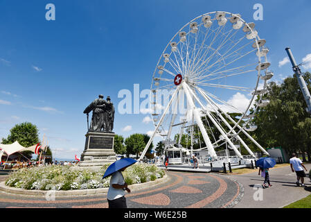 Le Monument National est situé dans le jardin anglais, elle symbolise l'entrée de Genève dans la Confédération suisse à Genève Suisse Banque D'Images