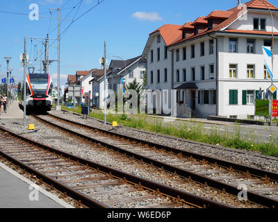 Bahnhof de Beinwil am See, André Tanneberger, Schweiz, Europa Banque D'Images