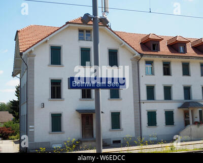 Mobilfunkantenne Beim Bahnhof à Beinwil am See, André Tanneberger, Schweiz, Europa Banque D'Images