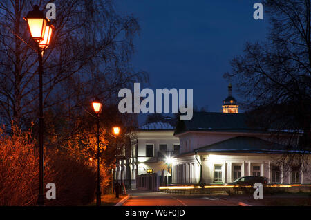 Dans Plyos Old street. Oblast d'Ivanovo. La Russie Banque D'Images