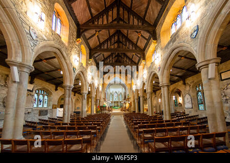 À l'intérieur de cathédrale de Bradford, West Yorkshire Banque D'Images