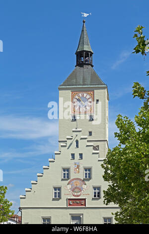 Mairie, Deggendorf, forêt de Bavière, Thuringe, Allemagne Banque D'Images