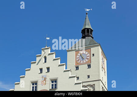 Mairie, Deggendorf, forêt de Bavière, Thuringe, Allemagne Banque D'Images