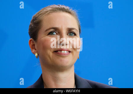 Mette Frederiksen - Treffen der dt. Daenischen Ministerpraesidenten mit der Bundeskanzlerin, Bundeskanzleramt, 11. Juli 2019, Berlin/ Mette Frederikse Banque D'Images