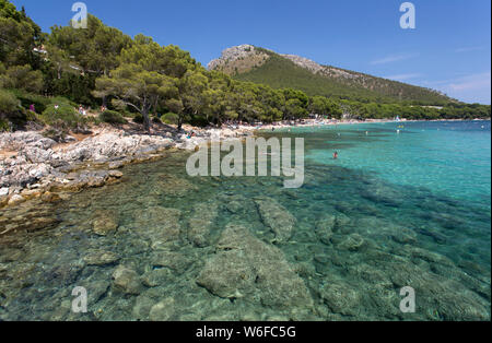 Playa de Formentor, Playa de Formentor Banque D'Images